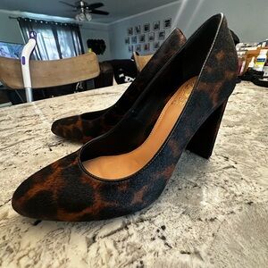 Leopard Print Women's Heels